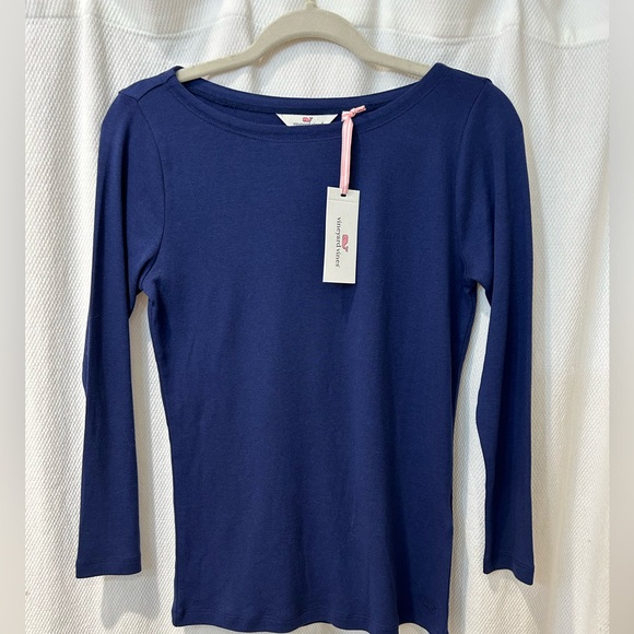 NWT Vineyard Vines Long Sleeve Top-Small - Picture 1 of 7